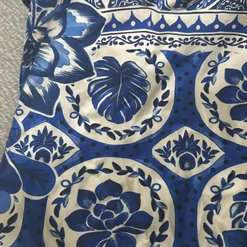 Farm Rio Tile Dream One-Piece Swimsuit, Size Small, $275