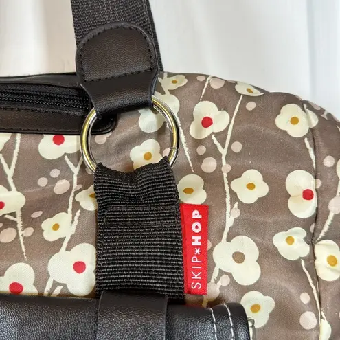 Skip Hop Brown Cherry Blossom Diaper Bag EUC #CL