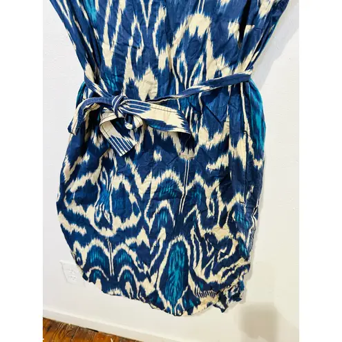 VANESSA BRUNO Blue Printed 100% Cotton V