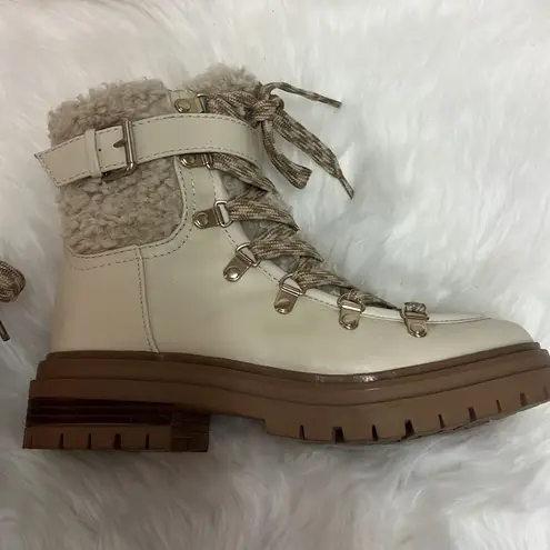 Circus by Sam Edelman Sam Edelman Georgia Shearling Lace up boots Fisherman Core B11