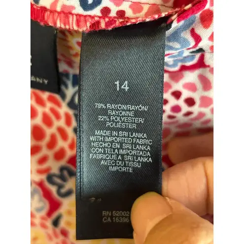 Vtg Crazy Horse 2 Piece Set Sz 14 Top & Maxi Skirt Floral Pink