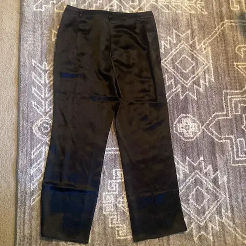 Lattelier Silky Blazer and Pant Set Black Size XL