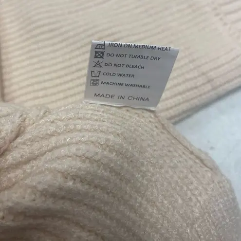 LILLUSORY Women’s Soft Knit Oversized Short Button Down Sweater Cardigan XL TAN