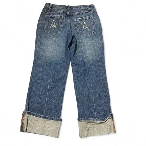 L.A. Blues Vintage ‎ Stretch Cropped Cuffed Jeans