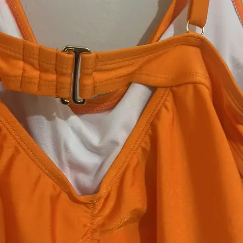 One Piece NWT 3X Island Rays orange  swimsuit - Image 5