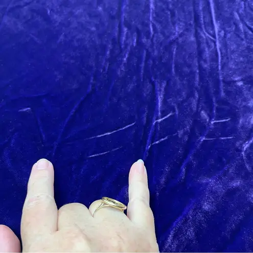 Polo Ralph Lauren Purple Velvet Womens 6 Midi to Maxi Skirt Pull