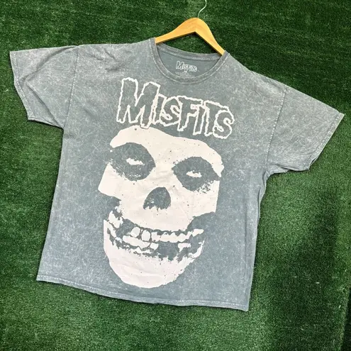 The Misfits The Crimson Ghost Punk Rock Band Mineral Wash Tee 2XL