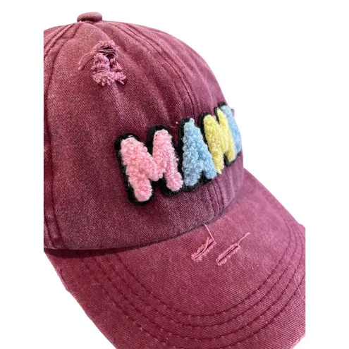 None MAMA Colorful Patch Embroidery Baseball Hat | NEW! Gift for mom or you! Momcore