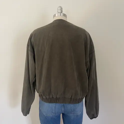Hudson Olive Green Bomber Jacket