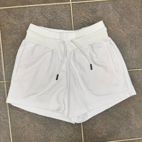 Oner Active NEW Classic Shorts Pull On Drawstring Sweatshorts White Small S