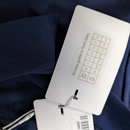 TED Baker london navy pocket detail jumpsuit size 3 (8