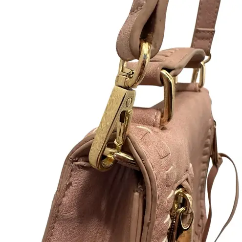 Urban Expression Urban Expressions Khloe Woven Vegan Leather Convertible Flap Crossbody Bag