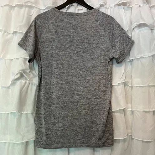 Danskin  Performance Heather Gray V Neck Shirt - Size XL