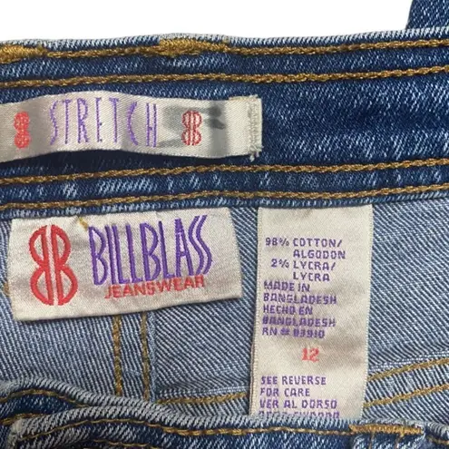 Bill Blass SZ 12 High-Rise Straight Leg Jeans