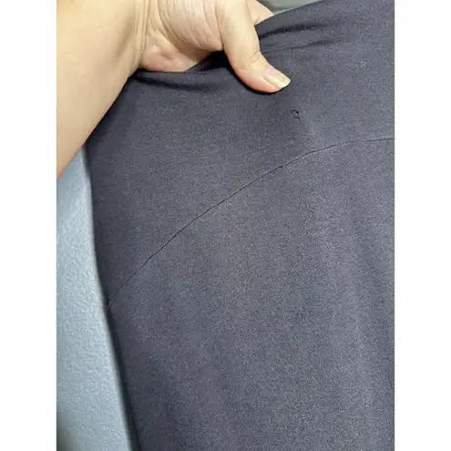 Ecru High Low Skirt Women's Size S/M Comfort Minimalist Cozy Modest Midi Blue