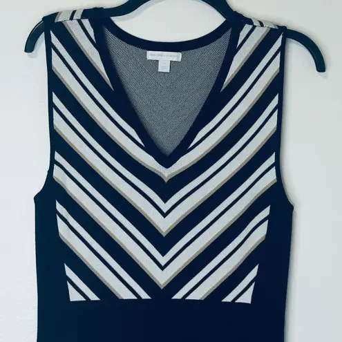 New York & Co Sleeveless Sweater Dress Sz M Professional Office Siren Careerwear Black Size M