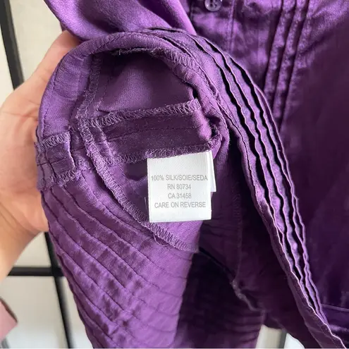 BCBG MAXAZRIA Women’s Y2K Purple Satin Cami Size Medium