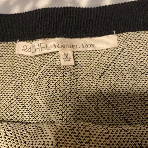 Rachel Roy Rachel diamond print bandage knit mini skirt, size medium