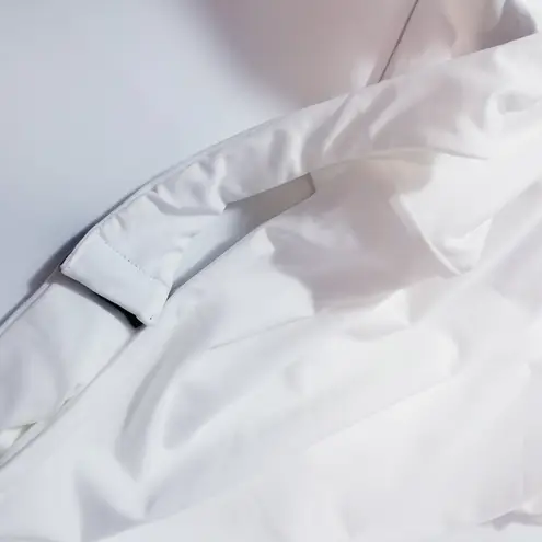 Klassy Network White Bramisuit One Piece Racer Back Backless Bodysuit Size undefined