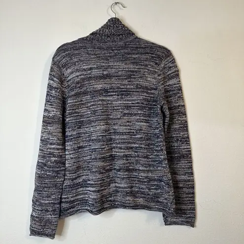 Jeanne pierre Women's Cable Knit Turtle Neck Pullover Sweater Size L