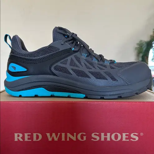 Red Wing Athletic Safety Work Shoes 10 CoolTech work shoes in gray blue size 10 Black