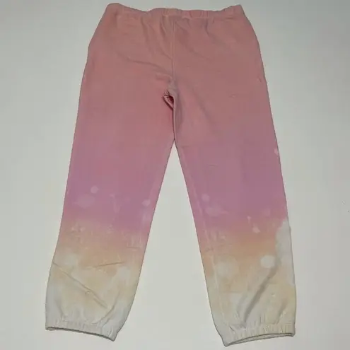 Generation Love Generation Love Rowe Dip Tie Dye Pull On Sweatpants Pink Yellow White Large