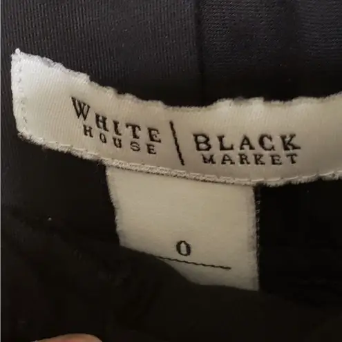 White House | Black Market WHBM Bermuda Black Chino Shorts