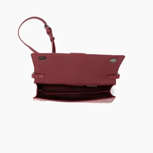 LIKE DREAMS GEORGIE EAST WEST BUCKLE SHOULDER BAG Red