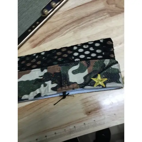 Party King Babe 2 Piece Women's Small Camo Army Cadet Halloween Costume Set Brown