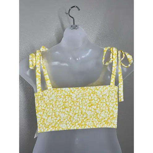 Lost + Wander Sweet Summer Daze Cami Top Yellow White Floral Small S Sample