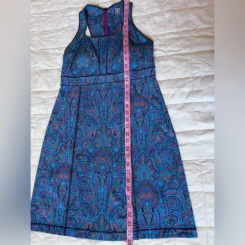 Title Nine Blue Purple Paisley Nimblene Trouble Athletic Tennis Golf Dress - 4