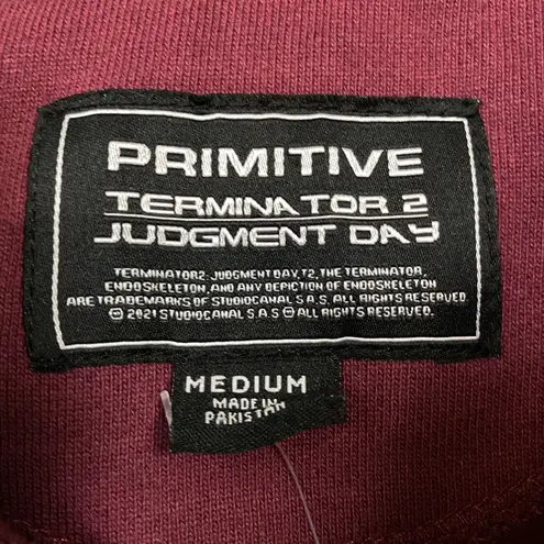 Primitive Terminator burgundy hoodie – Size Medium