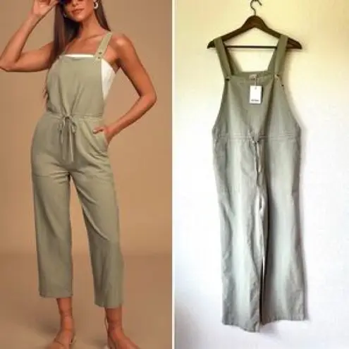 Rhythm Sage Green Jumpsuit Overalls XS Granola Boho Cottagecore Gorpcore Outdoor