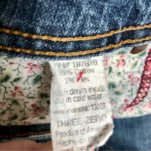 Vintage Y2K Farmer Low Rise Flare Jeans Premium Denim Western Flared size 30 Blue