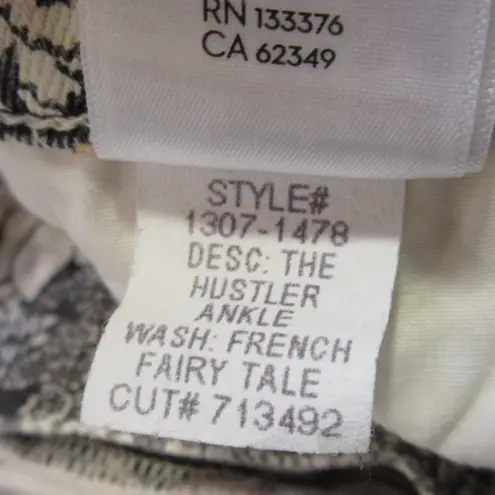 NWT Mother Hustler Ankle in French Fairy Tale Crop Flare Jeans 28