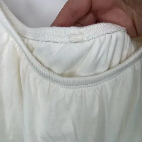 Pinkblush Cream Off The Shoulder Ruffle Maxi Dress