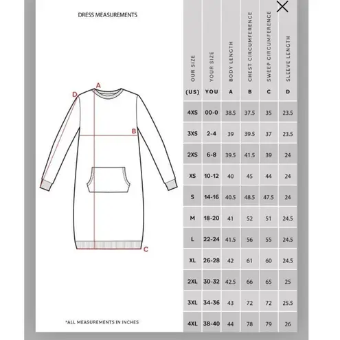 Universal Standard NWOT Classic Light Terry Sweatshirt Dress Black $124 XS 10 12