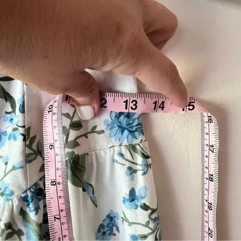 VINTAGE Early 1990's Floral Dress Open Back cottagecore prairie garden RARE