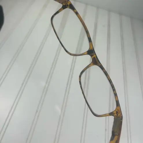 Tortoise Rectangle Reading Glasses Unisex Brown