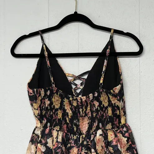 Vintage A. Peach Babydoll Top Women Small Dark Forest Fairy Y2K Boho Cottagecore Pink