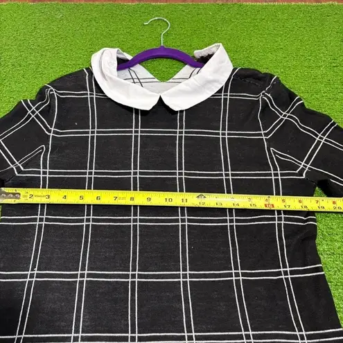 Valerie Stevens Valerie Steven Women M Casual Plaid Office Sweater Layered Preppy Long Sleeve