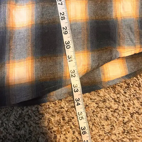 Magellan outdoors Womens 3XL Plaid Flannel Shirt Long Sleeve Button Up