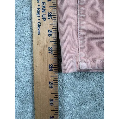 LL Bean Corduroy Pants Women's 8 Pink Favorite Fit Straight