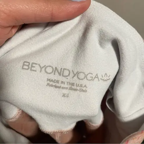 Beyond Yoga Space Dyed Peach Coral Crop Legging- Size XS