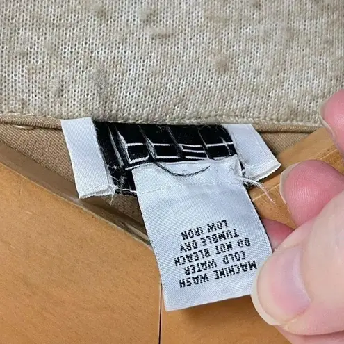 Vintage 90s Teddi Women’s Size Small Tan Fleece Fall Leaves Jacket Cottagecore