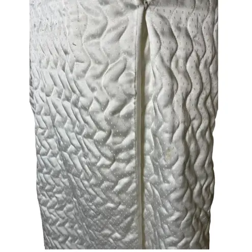 Vintage quilted lace satin robe alto image size s/m