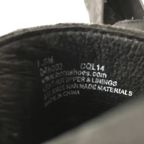 Born Flats Loafers Slip On Shoes Black Leather Size 7.5