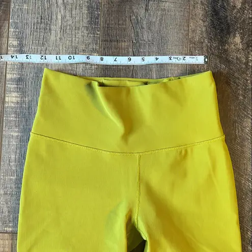 CALIA Stay the Path Ribbed Green Leggings Size Medium