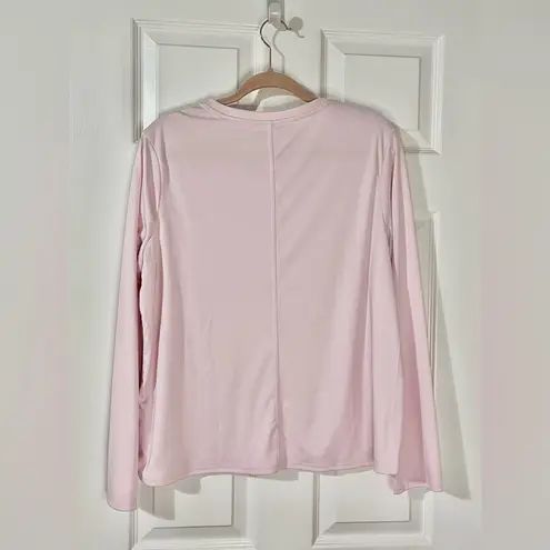 Athletic Works Pink long sleeve workout athletic shirt XL