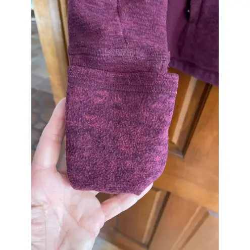 prAna FLEECE ZIP UP HOODED JACKET XS